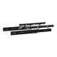 TABLE TOPS LIFT SLIDE RAILS WITH BRAKE / 32 CM EXTENSION / BLACK LEAF RUNNERS FRAME TABLES