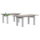 TABLE TOPS LIFT SLIDE RAILS WITH BRAKE / 32 CM EXTENSION / BLACK LEAF RUNNERS FRAME TABLES