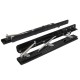 TABLE TOPS LIFT SLIDE RAILS WITH BRAKE / 32 CM EXTENSION / BLACK LEAF RUNNERS FRAME TABLES