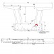 COFFEE TABLE LIFT UP MECHANISM / SOFT OPEN-CLOSE / BLACK COFFEE TABLE LIFT UP MECHANISM / SOFT OPEN-CLOSE / BLACK