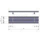 MECHANISM FOR SLIDING AND ROTATING SURFACES /155x155x11 / 90mm ROTATING PLATES