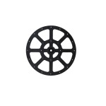 ROTATING PLASTIC PLATE WITH BEARING / D.300 / 100Kg