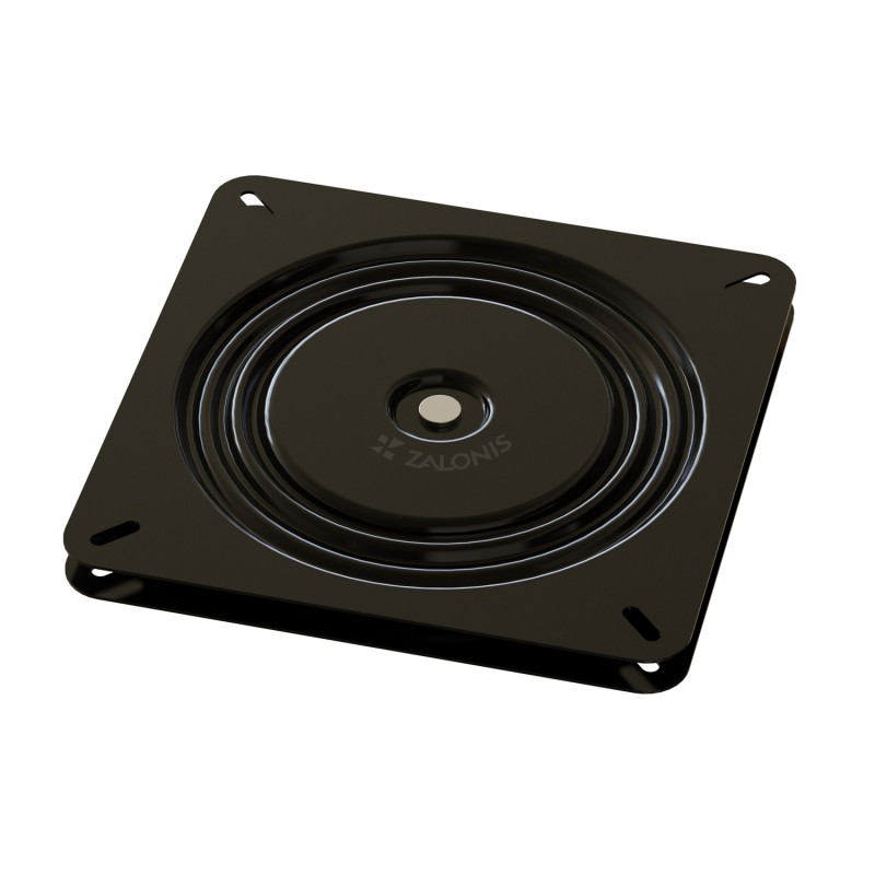 SWIVEL PLATE 350x350 / 300kg / BLACK ROTATING PLATES