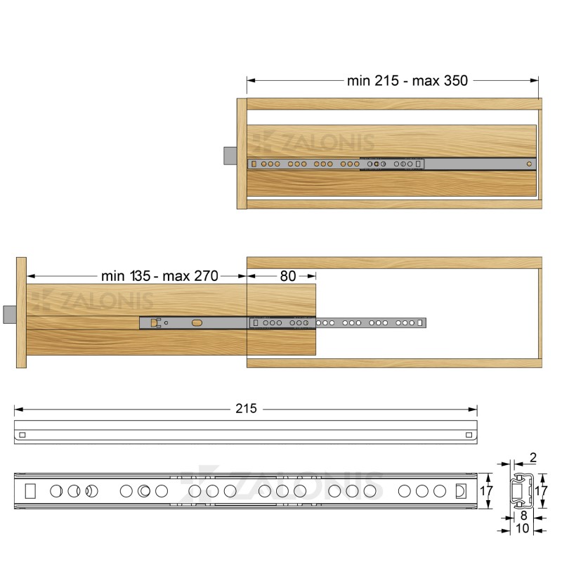 ΟΔΗΓΟΣ ΓΚΙΝΗΣΙΑΣ ΜΕ ΜΠΙΛΙΕΣ 17mm / 21.5-35.2 cm