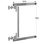 POCKET DOOR SLIDES EMKW m.802 / 61 cm