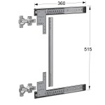 ΟΔΗΓΟΣ POCKET DOOR EMKW m.802 / 36 cm
