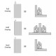 EMKW SURFACE MOUNT CABINET HINGE / SOFT CLOSE SPECIAL TYPE HINGES