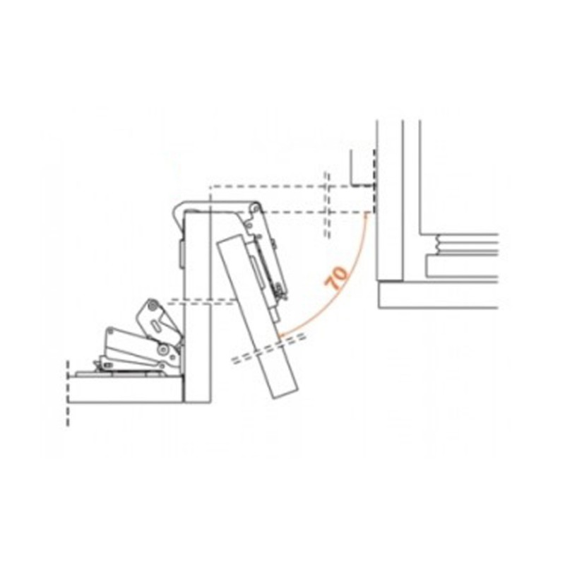 D.35 SALICE HINGE FOR BLIND CORNER D.35 SALICE HINGES