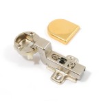 GLASS HINGE D.35 FULL INSET / GOLD