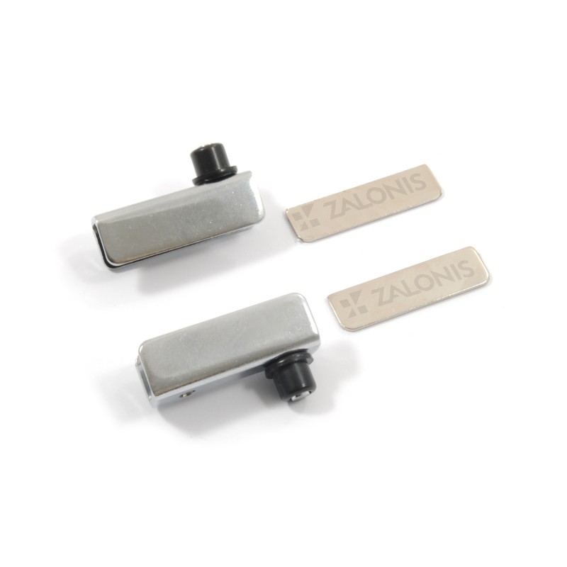 GLASS PIVOT HINGE 40mm / CHROME