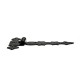 DECORATIVE T-HINGE / FLAT 0 / BLACK DECORATIVE T-HINGES