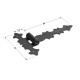DECORATIVE T-HINGE / FLAT 0 / BLACK DECORATIVE T-HINGES