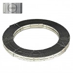 CONTINUOUS HINGE PER METER / INOX 