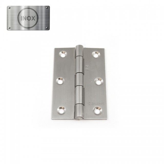 FLAT HINGE / INOX 201 / 75x51x1.5 mm
