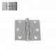 REINFORCED FLAT HINGE / INOX 201 / 63x63x1.7 mm