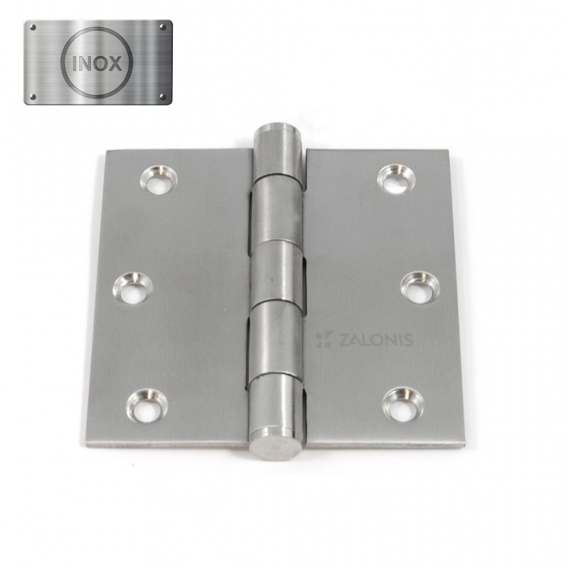REINFORCED FLAT HINGE / INOX 201 / 89x89x2.5 mm