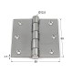 REINFORCED FLAT HINGE / INOX 201 / 89x89x2.5 mm