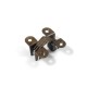 FURNITURE CONCEALED HINGE 12x39mm - BRONZE PLATED STEEL FURNITURE CONCEALED HINGES