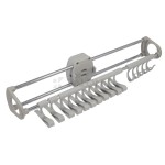ΓΡΑΒΑΤΟΘΗΚΗ ΖΩΝΟΘΗΚΗ ΣΥΡOΜΕΝΗ 43x11.5 mm / ΧΡΩΜΙΟ-ΓΚΡΙ