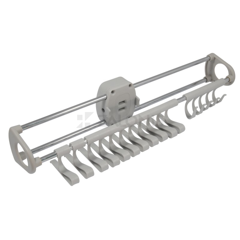 ΓΡΑΒΑΤΟΘΗΚΗ ΖΩΝΟΘΗΚΗ ΣΥΡOΜΕΝΗ 43x11.5 mm / ΧΡΩΜΙΟ-ΓΚΡΙ