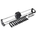 ΓΡΑΒΑΤΟΘΗΚΗ ΖΩΝΟΘΗΚΗ ΣΥΡOΜΕΝΗ 43x11.5 mm / ΧΡΩΜΙΟ-ΜΑΥΡΟ