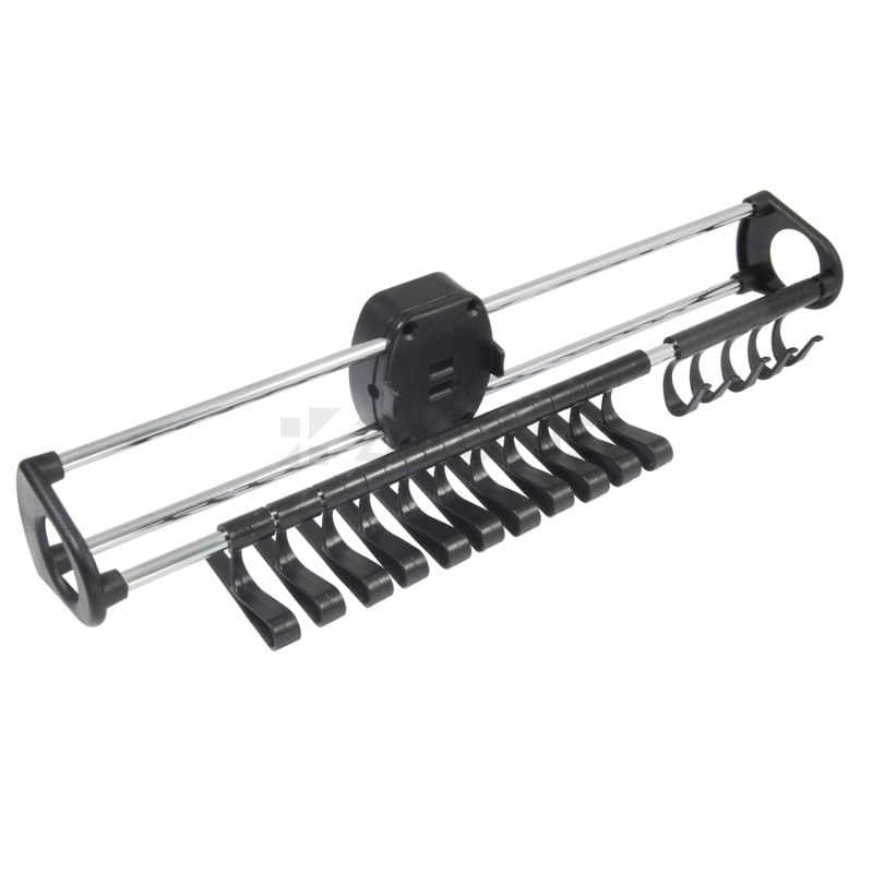 ΓΡΑΒΑΤΟΘΗΚΗ ΖΩΝΟΘΗΚΗ ΣΥΡOΜΕΝΗ 43x11.5 mm / ΧΡΩΜΙΟ-ΜΑΥΡΟ