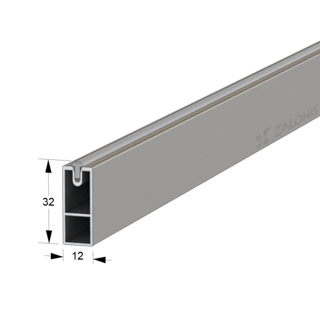 ΣΩΛΗΝΑΣ ΝΤΟΥΛΑΠΑΣ m.130 ΤΕΤΡ. 30x12 / ΑΛΟΥΜΙΝΙΟ ΜΑΤ