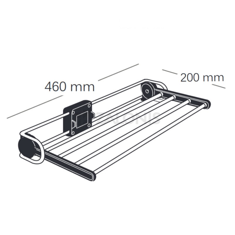 ΠΑΝΤΕΛΟΝΟΘΗΚΗ ΣΥΡΟΜΕΝΗ 46x20 mm / ΧΡΩΜΙΟ - ΜΑΥΡΟ ΠΑΝΤΕΛΟΝΟΘΗΚΕΣ