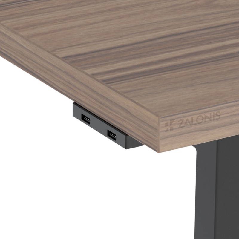 ΧΩΝΕΥΤΟΣ ΦΟΡΤΙΣΤΗΣ USB 83x13 / ΜΑΥΡΟ / ΜΕ 2 ΘΥΡΕΣ USB