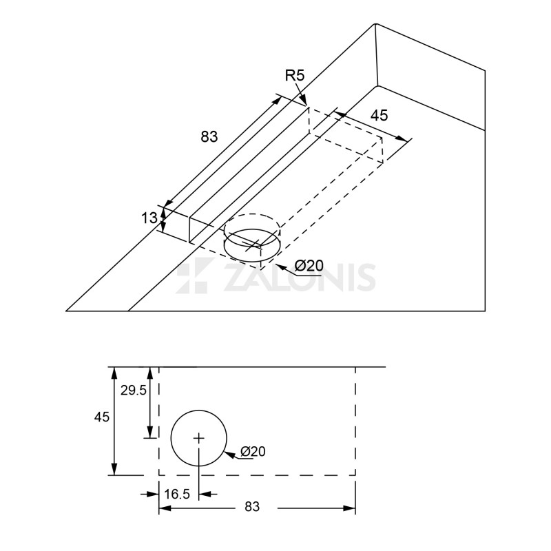 ΧΩΝΕΥΤΟΣ ΦΟΡΤΙΣΤΗΣ USB 83x13 / ΜΑΥΡΟ / ΜΕ 2 ΘΥΡΕΣ USB