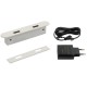 ΧΩΝΕΥΤΟΣ ΦΟΡΤΙΣΤΗΣ USB 83x13 / ΛΕΥΚΟ / ΜΕ 2 ΘΥΡΕΣ USB