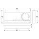 ΤΑΠΑ ΚΑΛΩΔΙΩΝ 220x110 /  ΜΑΥΡΗ