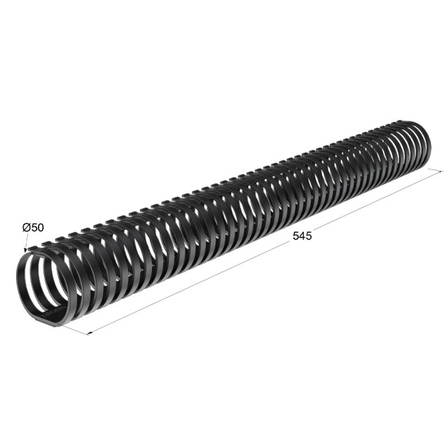 SELF-ADHESIVE SPIRAL CABLE HOLDER D.50 / BLACK