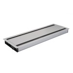 ΤΑΠΑ ΚΑΛΩΔΙΩΝ ΤΕΤΡΑΓΩΝΗ 41.3x14.6 / ΔΙΠΛΟ / ΑΛΟΥΜΙΝΙΟ ΜΑΤ
