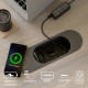 ΣΥΡΤΑΡΩΤΟ ΠΟΛΥΜΠΡΙΖΟ ΓΡΑΦΕΙΟΥ / WIRELESS CHARGER / ΓΚΡΙ ΜΑΤ ΤΑΠΕΣ ΚΑΛΩΔΙΩΝ - ΠΟΛΥΜΠΡΙΖΑ