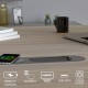 ΣΥΡΤΑΡΩΤΟ ΠΟΛΥΜΠΡΙΖΟ ΓΡΑΦΕΙΟΥ / WIRELESS CHARGER / ΓΚΡΙ ΜΑΤ ΤΑΠΕΣ ΚΑΛΩΔΙΩΝ - ΠΟΛΥΜΠΡΙΖΑ