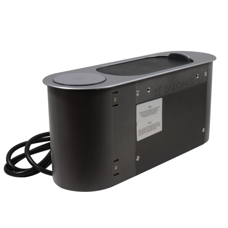ΣΥΡΤΑΡΩΤΟ ΠΟΛΥΜΠΡΙΖΟ ΓΡΑΦΕΙΟΥ / WIRELESS CHARGER / ΓΚΡΙ ΜΑΤ ΤΑΠΕΣ ΚΑΛΩΔΙΩΝ - ΠΟΛΥΜΠΡΙΖΑ