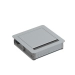 ΤΑΠΑ ΚΑΛΩΔΙΩΝ ΤΕΤΡΑΓΩΝΗ / 11.6x11.6 cm / ΑΛΟΥΜΙΝΙΟ ΜΑΤ