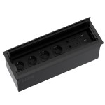 POWERBOX-ΠΟΛΥΜΠΡΙΖΟ ΣΥΝΕΔΡΙΑΣΕΩΝ ΜΕ ΔΙΠΛΟ ΚΑΠΑΚΙ m.175 / ΜΑΥΡΟ ΜΑΤ
