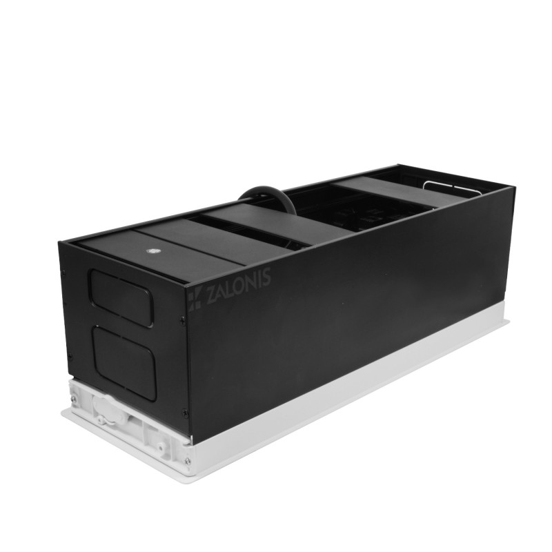 POWERBOX-ΠΟΛΥΜΠΡΙΖΟ ΣΥΝΕΔΡΙΑΣΕΩΝ ΜΕ ΔΙΠΛΟ ΚΑΠΑΚΙ m.175 / ΛΕΥΚΟ ΜΑΤ ΤΑΠΕΣ ΚΑΛΩΔΙΩΝ - ΠΟΛΥΜΠΡΙΖΑ