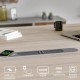 ΣΥΡΤΑΡΩΤΟ ΠΟΛΥΜΠΡΙΖΟ ΓΡΑΦΕΙΟΥ ΜΕΓΑΛΟ / WIRELESS CHARGER / ΓΚΡΙ ΜΑΤ