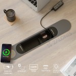ΣΥΡΤΑΡΩΤΟ ΠΟΛΥΜΠΡΙΖΟ ΓΡΑΦΕΙΟΥ ΜΕΓΑΛΟ / WIRELESS CHARGER / ΓΚΡΙ ΜΑΤ