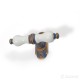 WINDOW HANDLE  WITH WHITE PORCELAIN / BLUE ANTIQUE WINDOW HANDLES