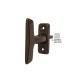 WINDOW HANDLE 110 / SPINDLE 8x8 / BROWN WINDOW HANDLES