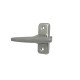 WINDOW HANDLE 110 / SPINDLE 7x7 / SILVER WINDOW HANDLES