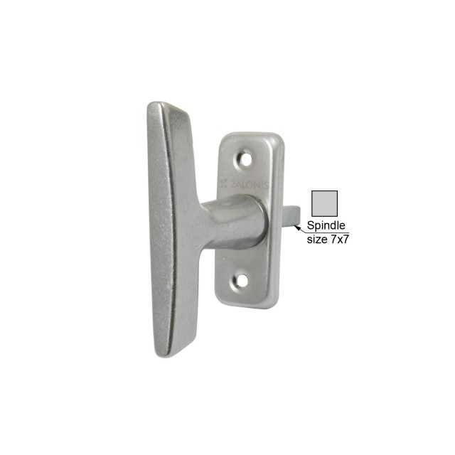 WINDOW HANDLE 110 / SPINDLE 7x7 / SILVER