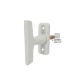 WINDOW HANDLE 110 / SPINDLE 7x7 / WHITE WINDOW HANDLES