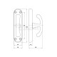 DECORATIVE WINDOW LATCH / BLACK WINDOW EXTERNAL LATCH LOCKS