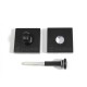 WC SQUARE LOCK 50x50 mm / MAT BLACK