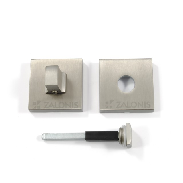 WC SQUARE LOCK 50x50 mm / MAT NICKEL